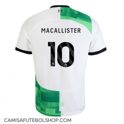 Camisa de time de futebol Liverpool Alexis Mac Allister #10 Replicas 2º Equipamento 2023-24 Manga Curta